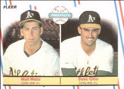 1988 Fleer Baseball Cards       652     Dave Otto/Walt Weiss RC